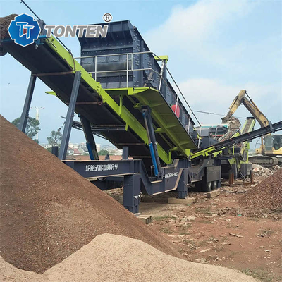 Construction Concrete Waste Recycling Line Crusher Semi Automatic