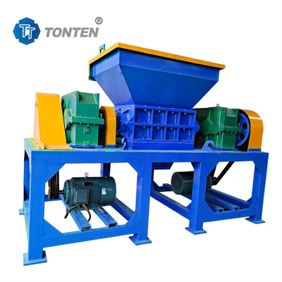 Plastic Shredder Appliance Metal Wood Double Shaft Shredder Machine