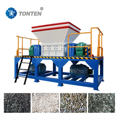 Plastic Shredder Appliance Metal Wood Double Shaft Shredder Machine