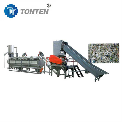 Waste Plastic Crushing Recycling Production Line PE Plastic Crushing Recycling