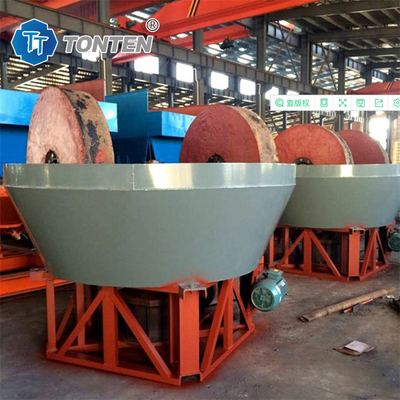 Gold Round Grinding Machine Wet Pan Mill 1200 Gold Mining Separator For Africa