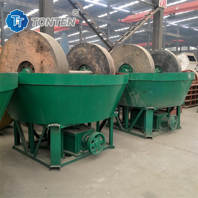 Gold Grinder Gold Stone Roller Grinding Wet Pan Mill Machine For Africa