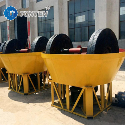 Gold Grinder Gold Stone Roller Grinding Wet Pan Mill Machine For Africa