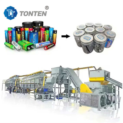Waste Lead Acid Lithium Ion Battery Recycling Machine Production Line Customized