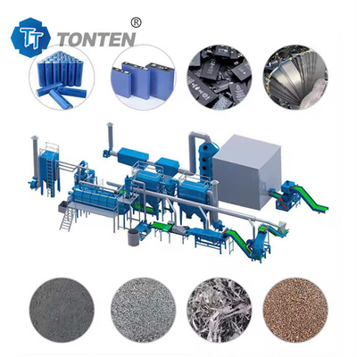 Ternary NiMH Lithium Battery Crushing Machine Separation Recycling