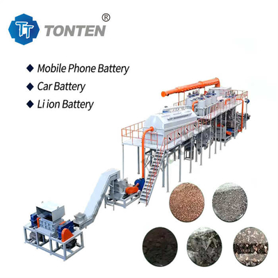 Waste Lead Acid Lithium Ion Battery Recycling Machine Production Line Customized