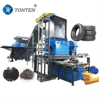 Tyre Rubber Crushing Recycling Production Line Scrap Tire Recycling Rubber Powder