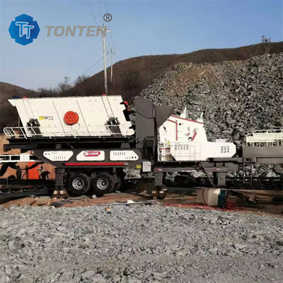 Construction Stone Crusher Production Line Sand Ore Mobile Crushing Plant