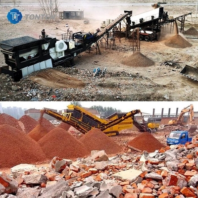 Waste Limestone Granite Stone Crusher Machine Sorting Line 85kw For Construction Site