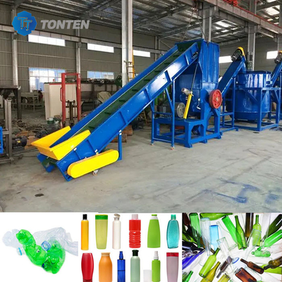Plastic Crushing Recycling Production Line Plastic Cleaning Recycling Equipment