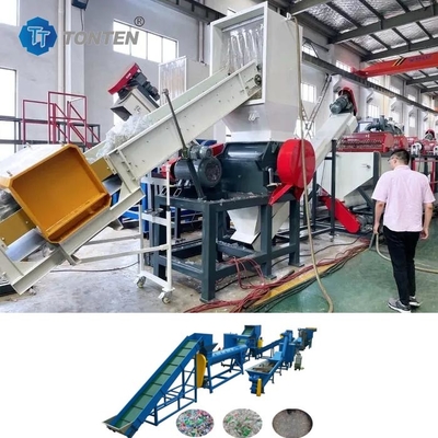 Plastic Crushing Recycling Production Line Mineral Water Bottle Recycling