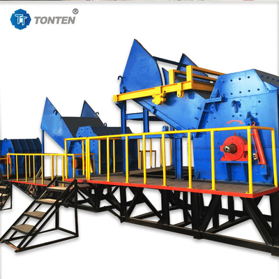 OEM Scrap Steel Shredder Crusher Metal Iron Scrap Recycling Machine