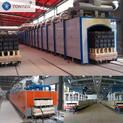 Tunnel Kiln Sludge Drying Push Plate Furnace Push Plate Tunnel Kiln