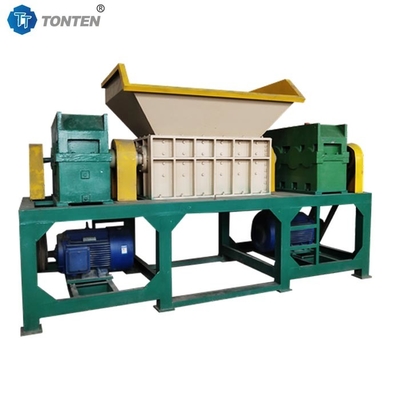 Scrap Metal Double Shaft Shredder Rubber Tire Plastic Shredder Machine