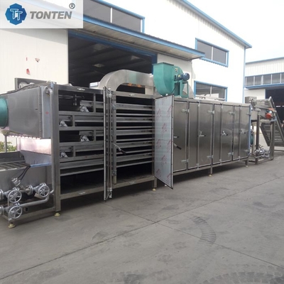 Grass Vegetable Mesh Belt Dryer Machine Hot Air Drying 58kw