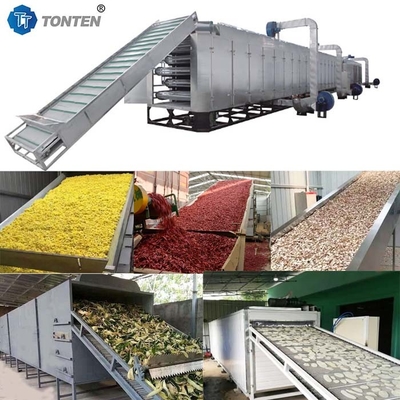 Vegetable Cassava Belt Dryer Medicinal Drying Machine Automatic