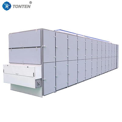 Grass Vegetable Mesh Belt Dryer Machine Hot Air Drying 58kw