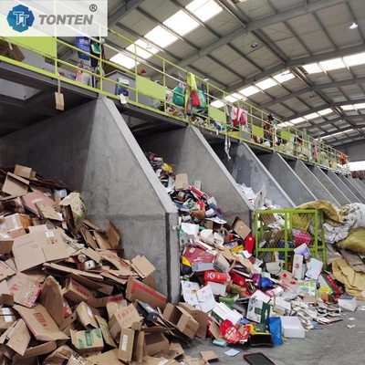 Solid Waste Sorting Recycling Recyclable Garbage Recycling Line For Sale