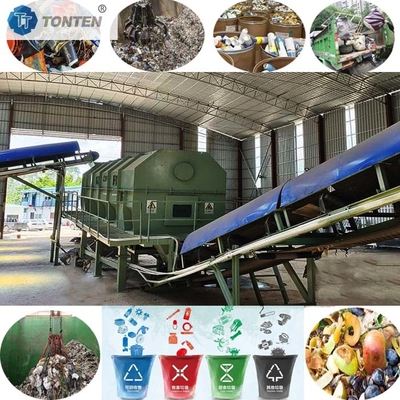 Domestic Garbage Sorting Line Kitchen Waste Glass Recycling Sorting