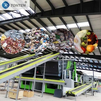 RDF Recycling Sorting Packaging Wrappers Cardboards Waste Plant
