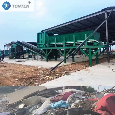 Municipal Waste Sorting Recycling Equipment Organic Waste Recycle Line