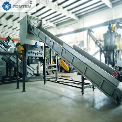 Waste Plastic Shredding Washing Production Line Plastic Recycling PP PE