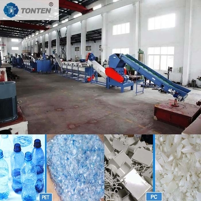 Scrap Mixed Waste Plastic PET Bottle Scrap Recycling Plant Machine