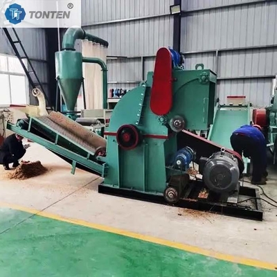 Industrial Strong Waste Wood Crusher Machine Chipper Shredder Tree Pulverizing