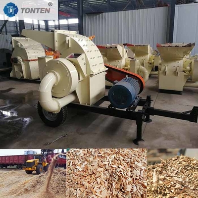 Diesel Industrial Waste Wood Crusher Machine For Coconut Chipper Sawdust Making