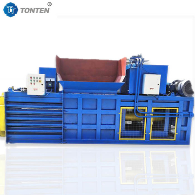 Plastic Cans Hydraulic Baler Machine Horizontal 22kw Customized