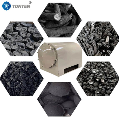 Wood Tree Airflow Carbonisation Furnace Charcoal Production Machine