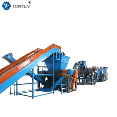 Scrap Tire Rubber Recycling Equipment Shredder Recycling Granules Machine