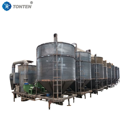 Small Movable Wheat Corn Soybean Buckwheat Grain Tower Dryer For Farm