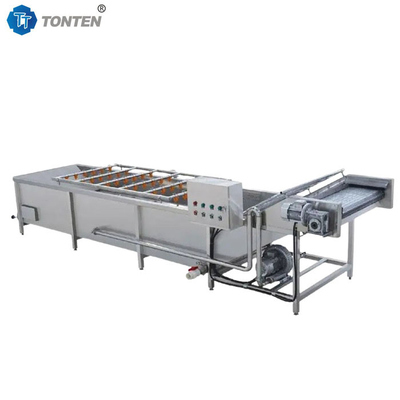 Full Automatic Bubble Food Cleaning Machine For Fruit And Vegetable Washing