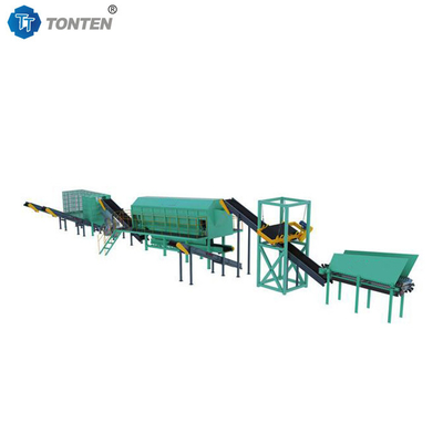 Automatic Mechanical Waste Sorting Plant Production Line machine For Household Garbage