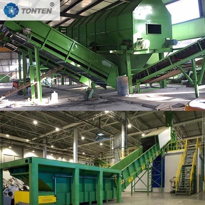 Solid Garbage Waste Separation Plant Separating Domestic Recycling Sorting Plant