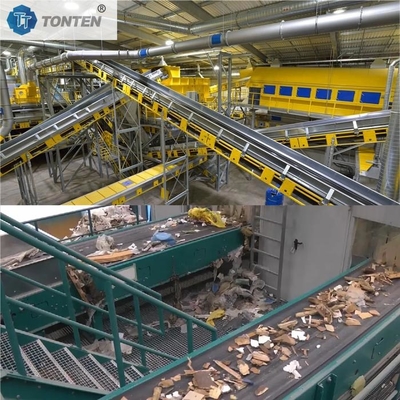 Stale Organic Waste Sorting Plant Municipal Solid Waste Sorting Line OEM