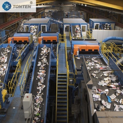Environmental Forces Domestic Waste Sorting Plant For Urban Household Waste