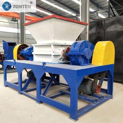New Model Recycling Machine Double Shaft Shredder For Wood Plastic
