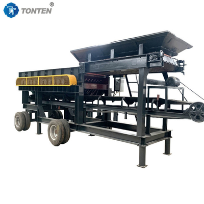 High Degree Automation Screening Machine Mud Stone Separation In Construction Waste Treatment