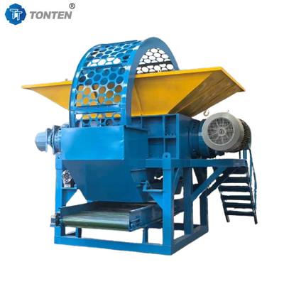 Cardboard Tyre Tobacco Cardboard Meat Shredder Machine Double Shaft Shredder