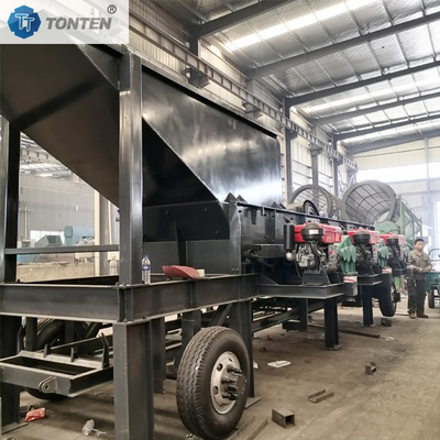 Soil Stone Separator Mud Sand Sludge Separator Machine With Conveyor
