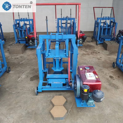 Hollow Diesel Brick Making Machine Soil Clay Mud Brick Machine For Sale