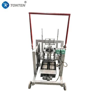 Mobile Manual Hollow Brick Block Maker Concrete Cement Brick Block Making Machine