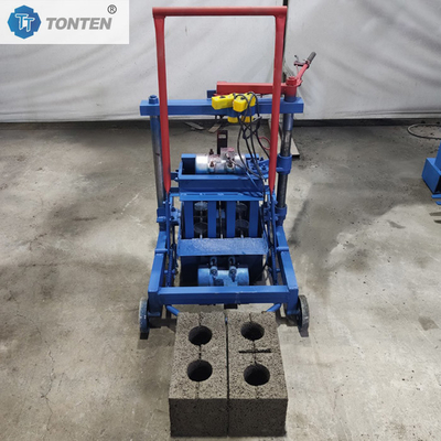 DF2-45 Small Mobile Cement Hollow Block Making Machine For Home Business
