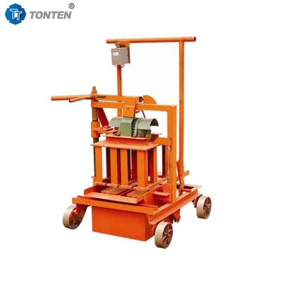 DF2-45 Small Mobile Cement Hollow Block Making Machine For Home Business