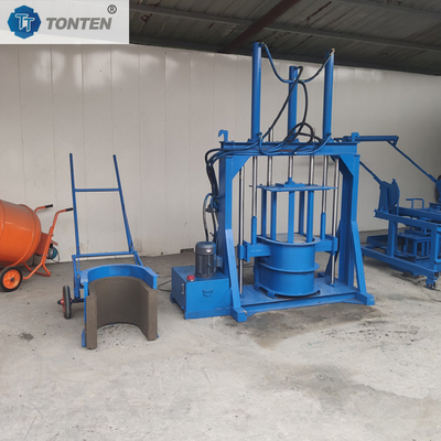 U Type Gutter Brick Block Making Machine Round Well Molding Machine