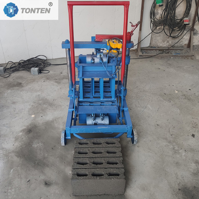 Push Pull Small Brick Making Machine Movable Hollow Block Machine