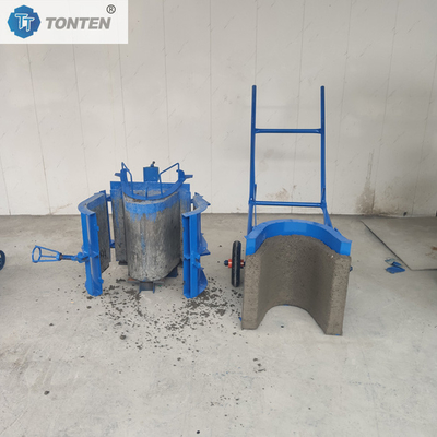 Fixed Gutter Brick Machine Portable Hydraulic Brick Maker For Water Conservancy Projects
