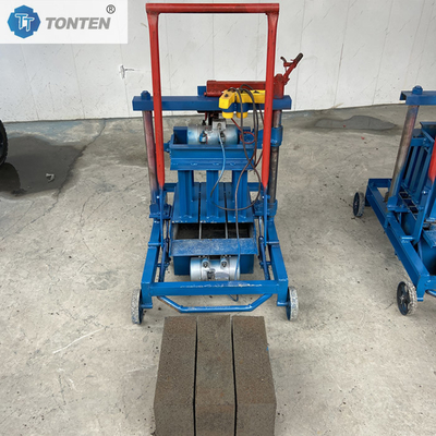 2-45 Manual Small Mobile Brick Making Machine Concrete Molding Machine